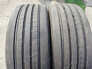 295 60 R22.5 használt kormányzott teherautó gumiabroncs Bridgestone 295 60 R22.5 - kép 6