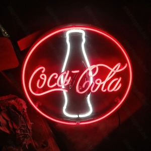 Coca Cola neon reklám retro  - kép 5