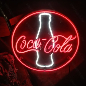 Coca Cola neon reklám retro 