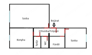 Nyíregyháza belvárosában 54 nm-es 2 szobás 2000-ben téglából épült lakás parkolóval eladó - kép 9