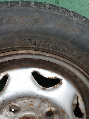 Suzuki Swift téli gumi garnitúra felnire szerelt állapotban  - kép 4
