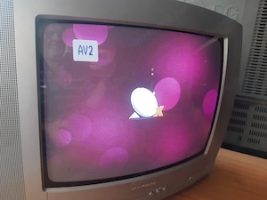 Daewoo 14" 36cm hagyományos kis TV működő - kép 9