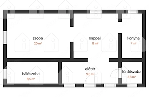 Cserkeszőlő dűlőjében részben felújított lakóház eladó. - kép 8