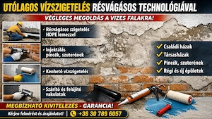 Utolagos vízszigetel s!