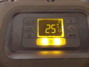 Honeywell ventillátoros digitális termosztátos elektromos hősgárzó   Siófok - kép 4