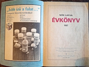 Könyv, Nők Lapja Évkönyv 1987, eladó - kép 2