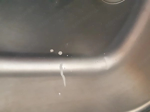 1 medencés inox mosogatótálca csepegtetővel 44x78x14cm - kép 3