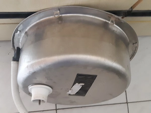 Kör egymedencés beépíthető mosogató inox 16x46cm átmérő - kép 4