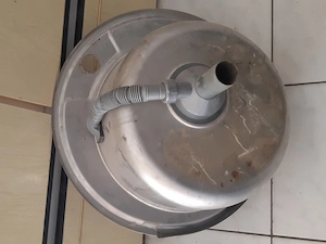 Kör egymedencés beépíthető mosogató inox 17x50cm átmérő - kép 4