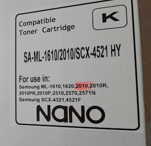 Samsung ML1610 nyomtató toner, samsung ML2010, SCX4521, SCX4321 toner  = 3999-Ft - kép 3