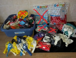 Üzletbezárás miatt környezetbarát, mintás GUMILUFI árukészlet eladó - kép 7