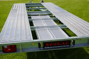 Készletről - akciós új SEBAL - UNIDECK 550 autószállító utánfutó (2700kg) - Országos kiszállítással! - kép 5