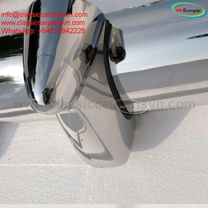 Volvo PV 444 (1947-1958) bumpers with bullhorns overriders by stainless steel  - kép 4