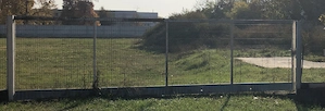 Masszív, Jó állapotú, Vas tolókapu 6m széles bejáróhoz.  - kép 4