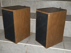 Retro fadobozos kis hangfal pár 6VA 4ohm szépen szól - kép 2