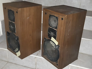 Retro Videoton DC2002A fadobozos hangfal pár - kép 8