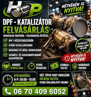 Használt hibás Gyári DPF Katalizátor Vásárlás Nyíregyháza - kép 3