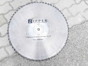 Zipper 700mm fűrésztárcsa körfűrészlap 64Z T fogas keményfémlapkás hibás