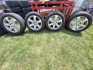 Vw Aluec 7 x 16 Et 40 osztó; 5 x112 gumi nem ár képző 40 ezer ft szett 