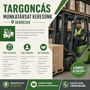 Anyagmozgató kollégákat keresünk