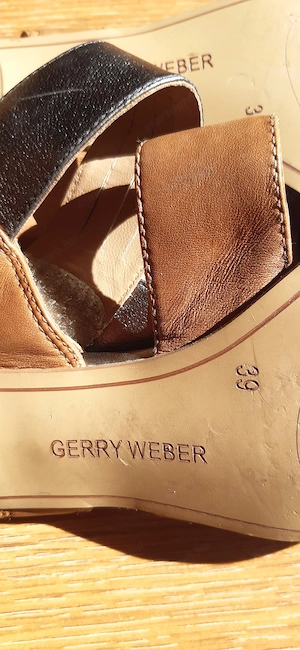 GERRY WEBER márkájú, női bőr szandál, eladó. - kép 4