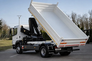 Mercedes - Benz Atego 1622 BlueTec5 - Billenőplatós - Darugémes teherautó EURO5 - kép 5