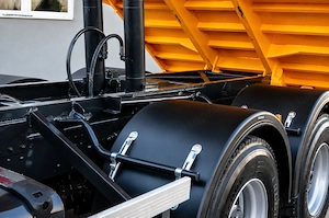 SCANIA P380 - 6X4 Billenőplatós - Darugémes teherautó EURO 4 - kép 6