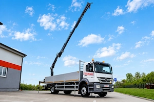 Mercedes Benz AXOR 1829 BlueTec5 - Platós - Darugémes teherautó EURO 5 - kép 4
