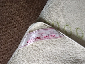 2db Mágneses gyapjú aljtakaró (mágnesterápiás ágybetét) kb 95*195 40000ft 2db eredeti merino 3650104 - kép 4