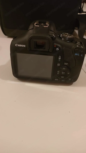 Canon EOS 2000D DSLR fényképezőgép objektívvel, uv szűrővel, táskával - kép 2