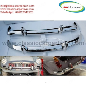 MGB bumpers basic type (1962-1974) by stainless steel new 