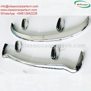 MGB bumpers without rubber on over riders (1962-1974) by stainless steel new - kép 4