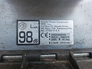 Honda motoros 4 ütemű benzines 4.5 Hp fűgyűjtős fém kasznis fűnyiró 2 db eladó olvasd végig 45-25 ez - kép 3