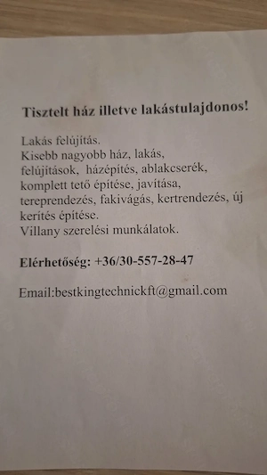Lakásfelújítást Vállalunk! 