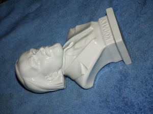 Hibátlan Kodály Zoltán mellszobor Herendi porcelán büszt szobor - kép 10