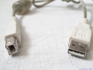 USB-A USB-B kábel kb. 1 méter, nyomtató szkenner összekötés, eladó - kép 2