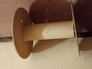 2db fából készült kábeldob ideális barkácsprojektekhez stb  a mostani mérete 50*50cm  3000ft db  36  - kép 3