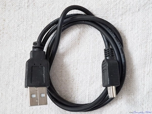 USB-A USB miniB 5 PIN fekete kábel digitális fényképező-, GPS-hez, eladó
