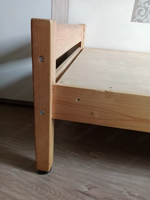 Tömör fa ágykeret eladó  - kép 2