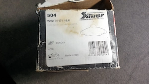 Simer FSA202FF fékbetét pár eladó - kép 10