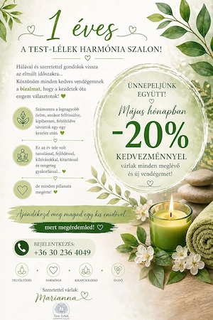 Fájdalomcsillapító, regeneráló, relaxáló masszázs
