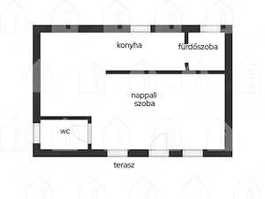 Dunavarsányban Duna part közelében 25 nm 1 szobás tégla építésű nyaraló - kép 8