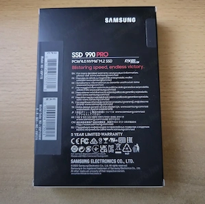 Samsung 990 pro nwme 1 TB - kép 2
