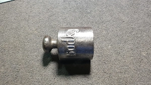 50 dkg mérlegsúly eladó, levélnehezék, kabala, gyűjtemény - kép 4