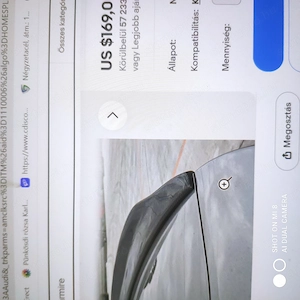 Audi A5 Cupé karbon szárny - kép 5