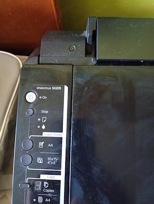 Epson Stylus SX205 4000ft óbuda szkennelő tökéletes 2évet igy használtuk de ekotankosra cseréltük mi - kép 2