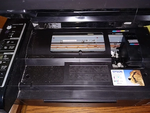 Epson Stylus SX205 4000ft óbuda szkennelő tökéletes 2évet igy használtuk de ekotankosra cseréltük mi - kép 3