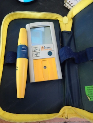 dcont personal vércukormérő + ujszuró 5000ft óbuda hagyatékból eladó tokkal együtt teszteletlen hely - kép 4