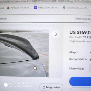 Audi A5 Cupé karbon szárny - kép 5