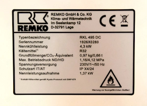 Prémium mobil split klíma   REMKO RKL 495 DC - kép 10